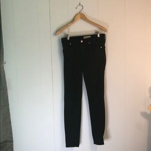 Madewell black skinny jeans